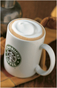 Taza de café espresso Starbucks.